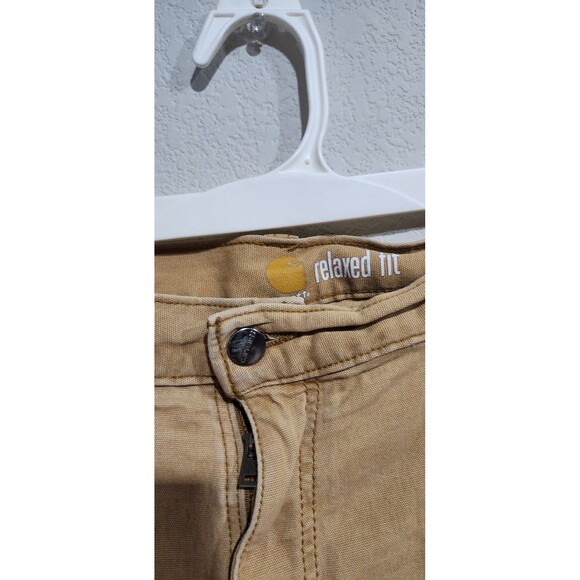 Carhartt Mens Relaxed Fit Tan Casual Pants Size 42X30 - Picture 4 of 16